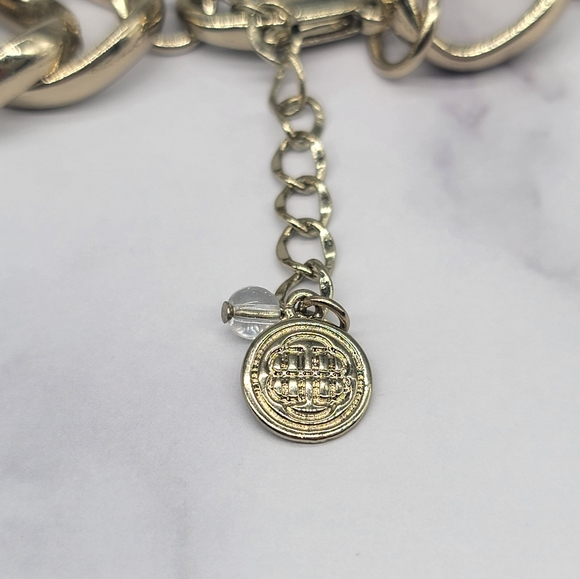 Dana Buchman Bold Two-Tone Gold Statement Necklace - Picture 8 of 8